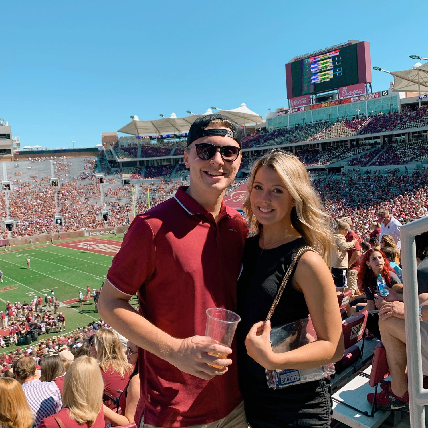 FSU Game — Aspen’s first year of college, when the whole Ferguson family came up for the weekend and Redfern kept buying Connor beers the entire game!
