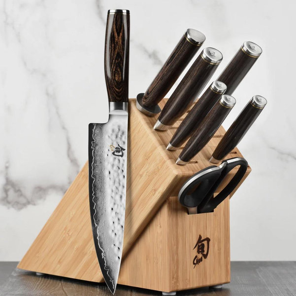 Shun Premier 9 Piece Knife Block Set