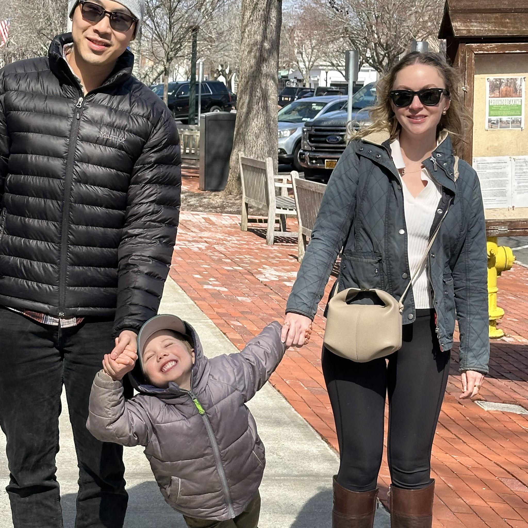 Spending time with our favorite nephew in the Hamptons