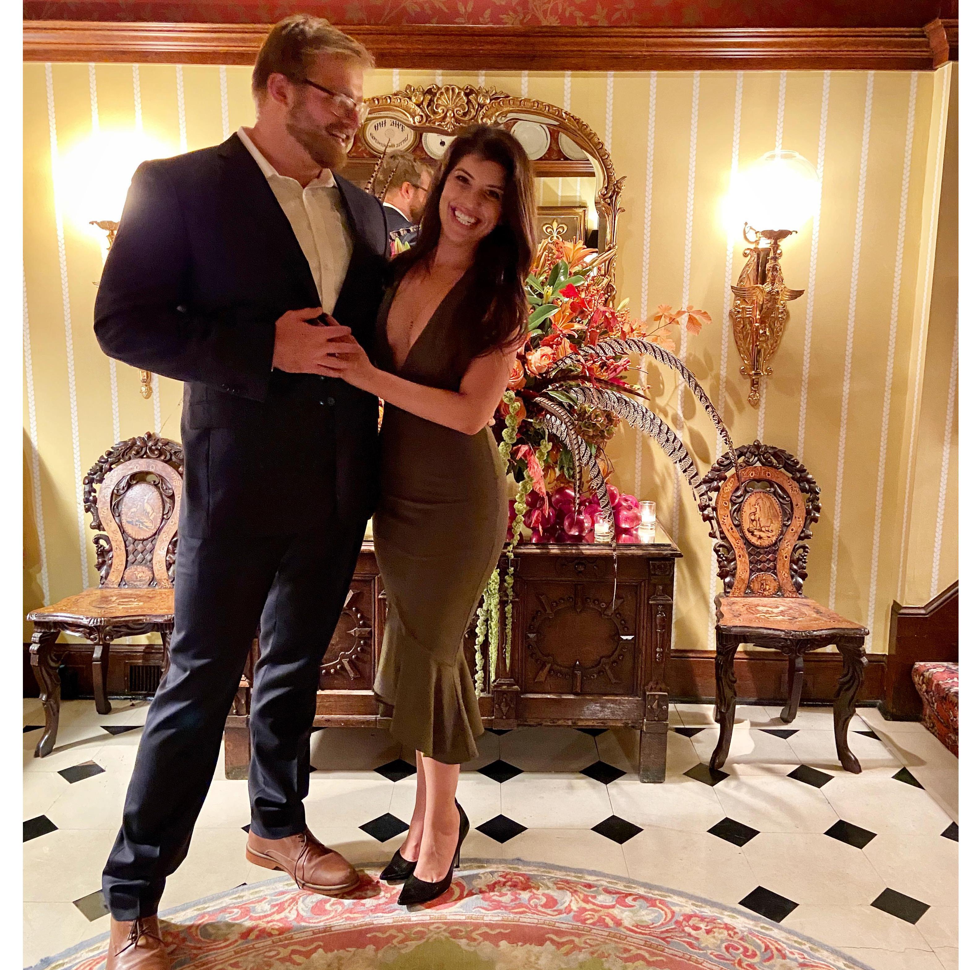 Celebrating our originally planned wedding date at the Inn at Little Washington - October 24, 2020