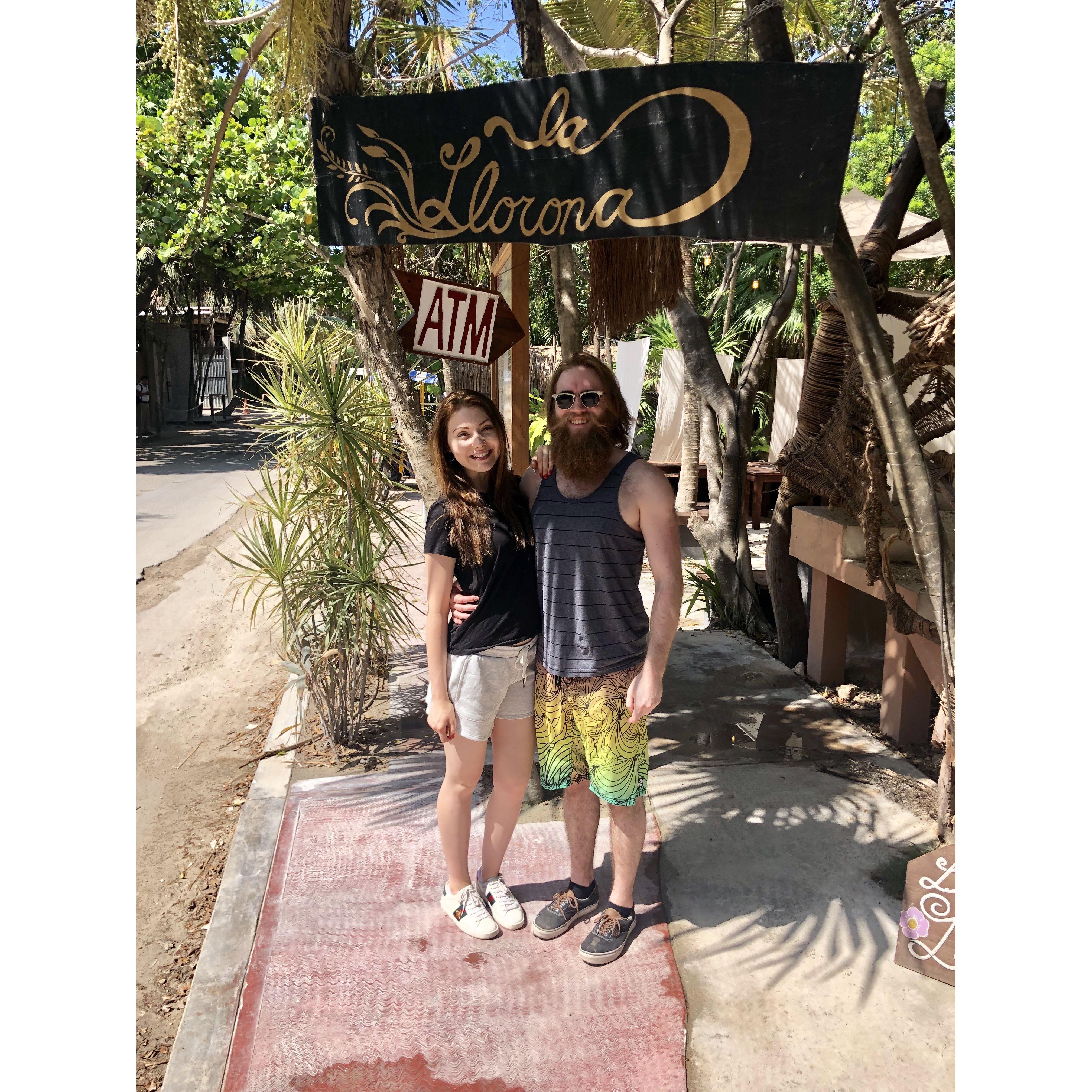 Our first time in Tulum, Mexico in 2019!
