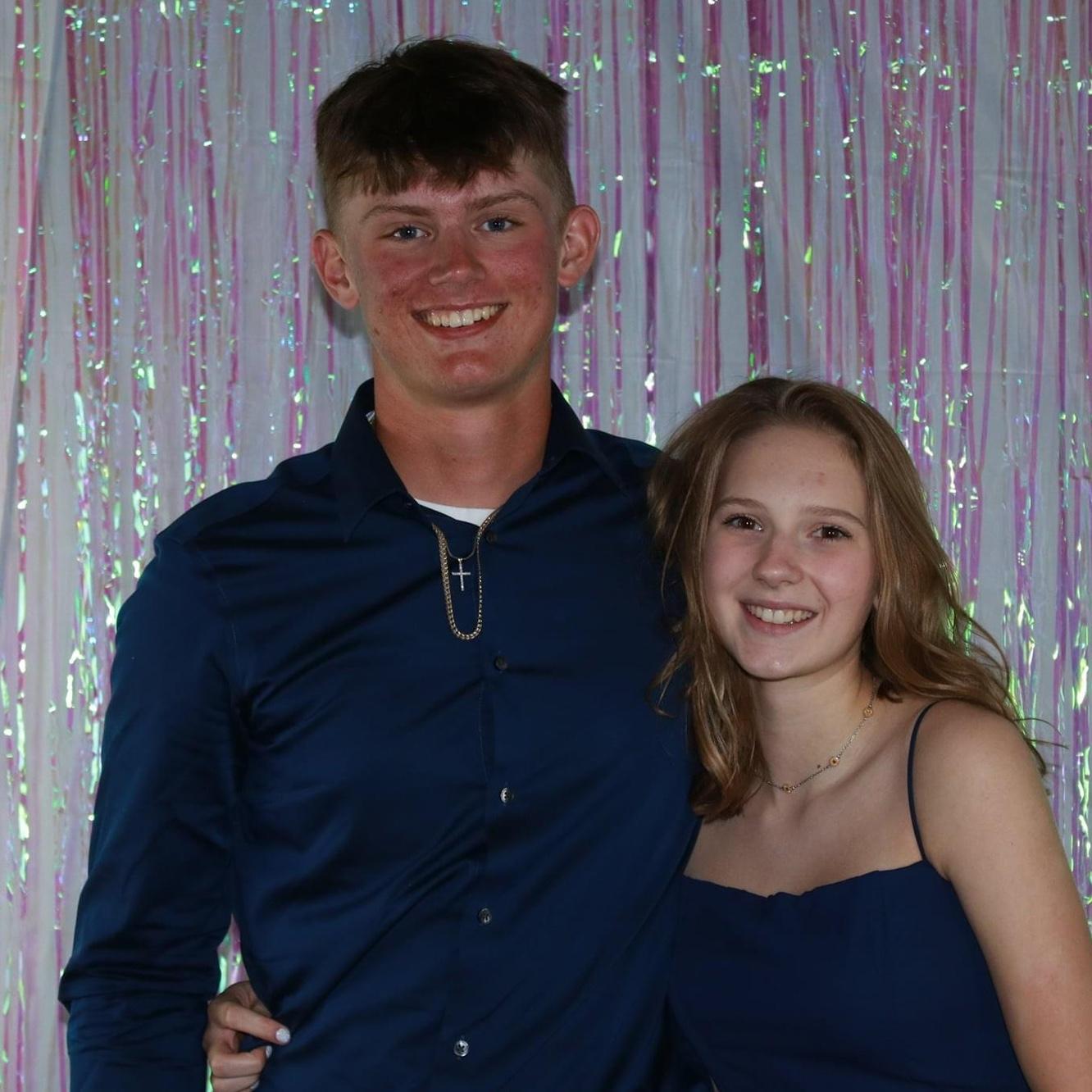2021 Homecoming at farmers hall. Since covid had events still shut down, the parents put on my senior homecoming!
