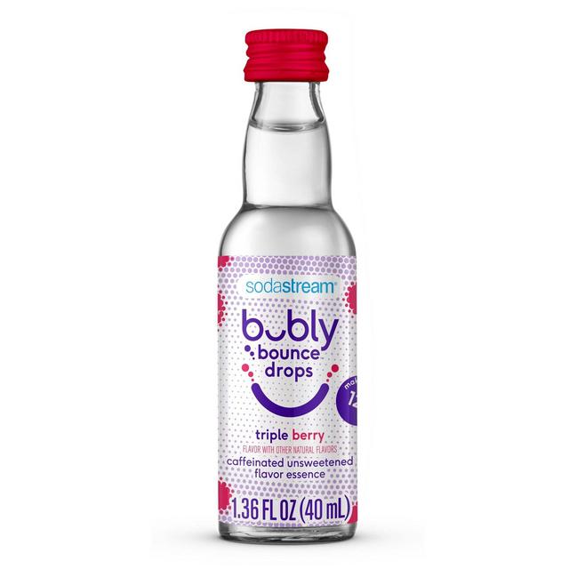 bubly bounce Caffeinated Triple Berry Flavor Drops - 1.36 fl oz
