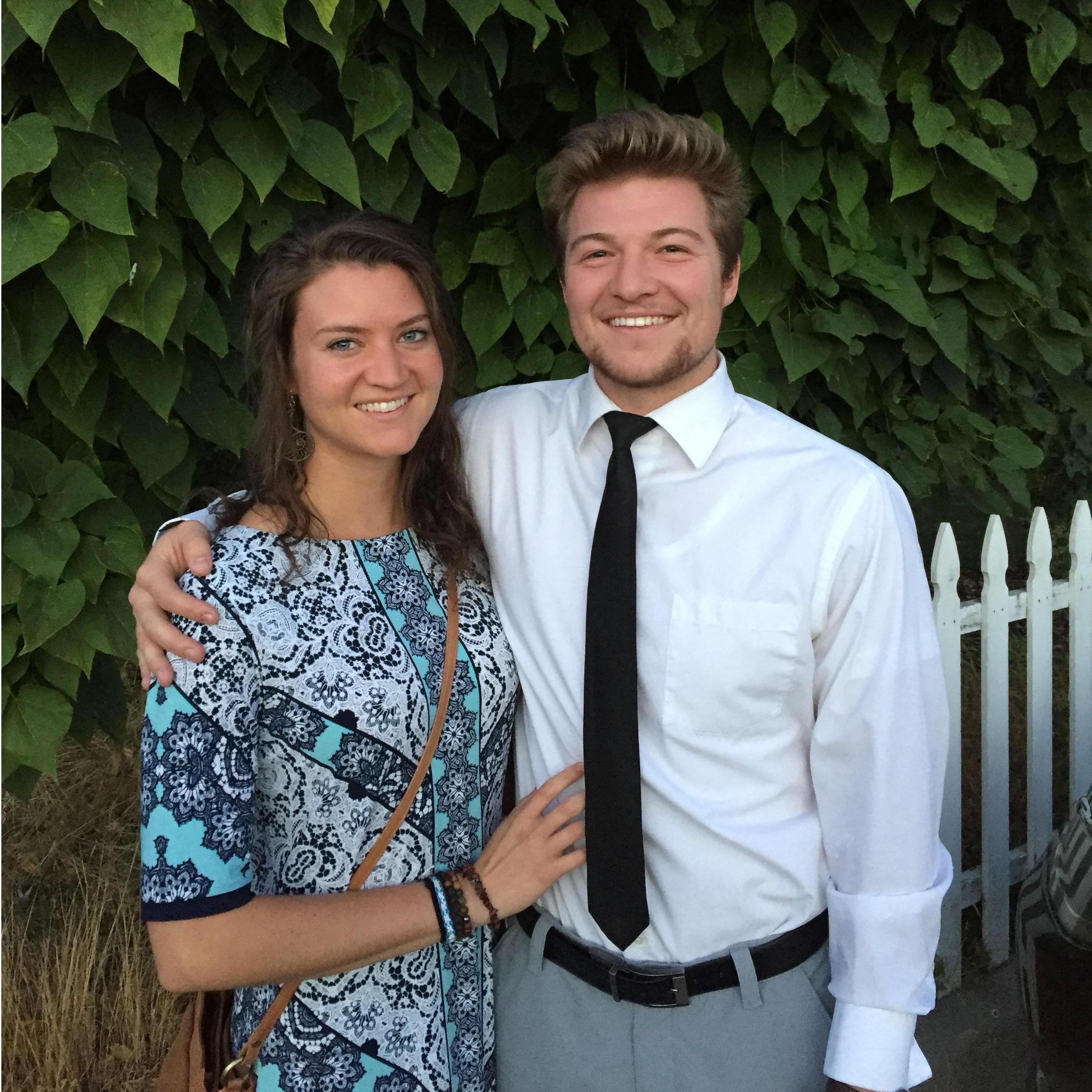 Our first wedding reception together. Sept 2018