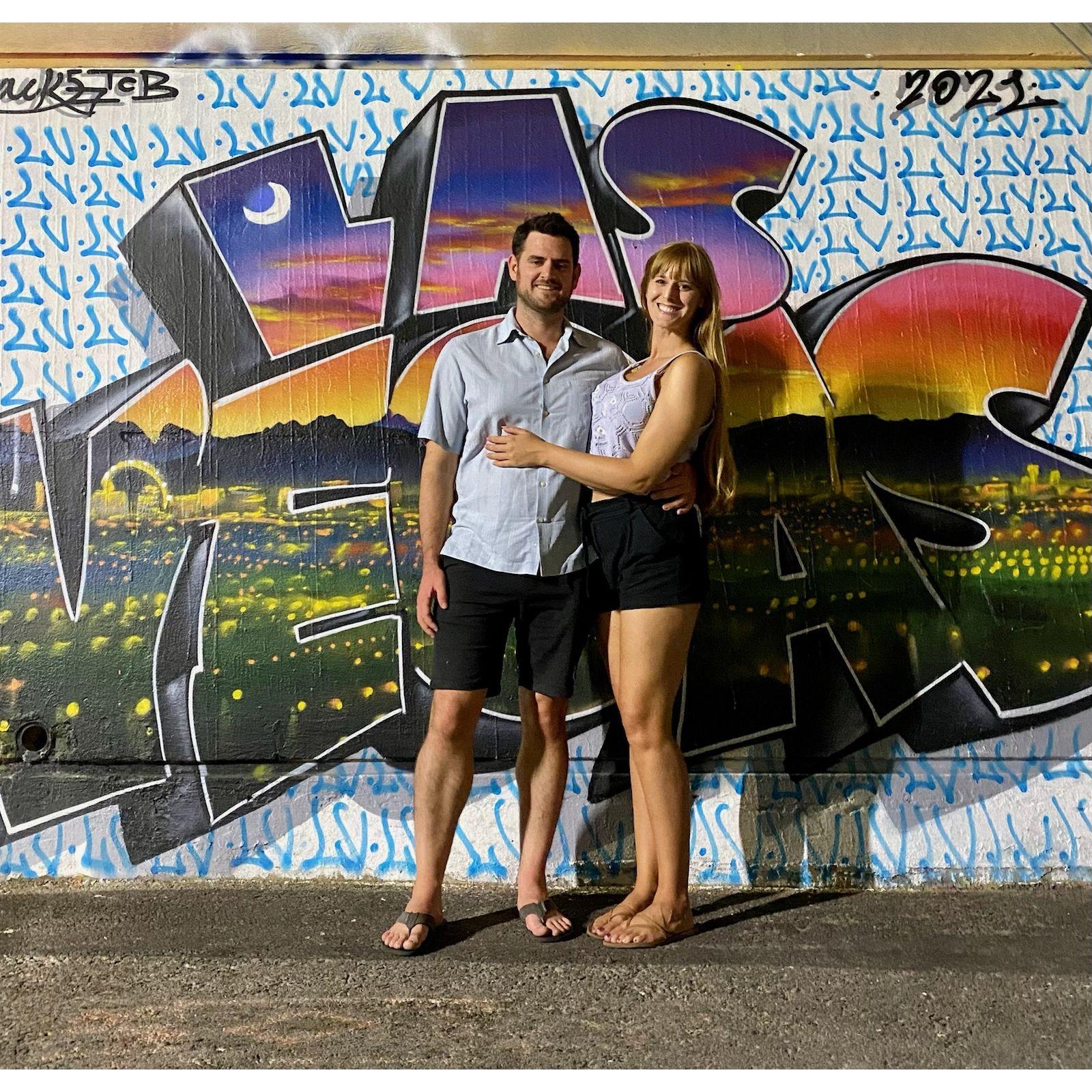 B&B met in Las Vegas and loved hanging out in the arts district