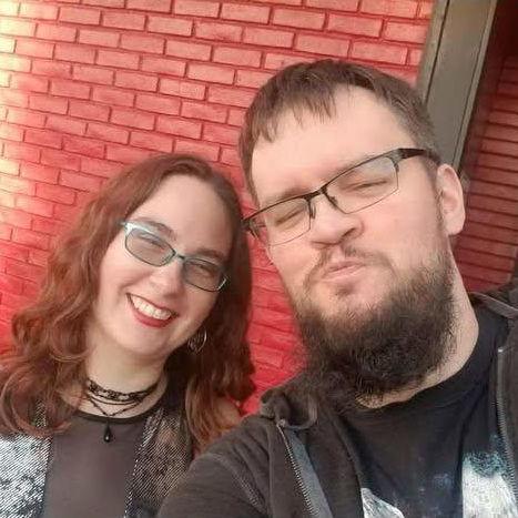 We love music! We celebrated our first Valentine's Day by going to a metal show! \m/