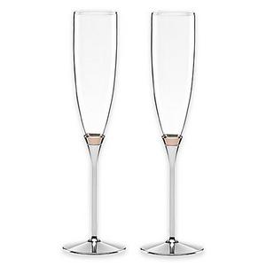 kate spade new york Rosy Glow™ Toasting Flutes (Set of 2)