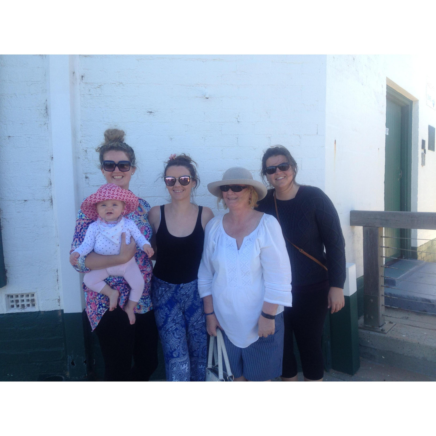 the Mullan ladies on a coastal road trip