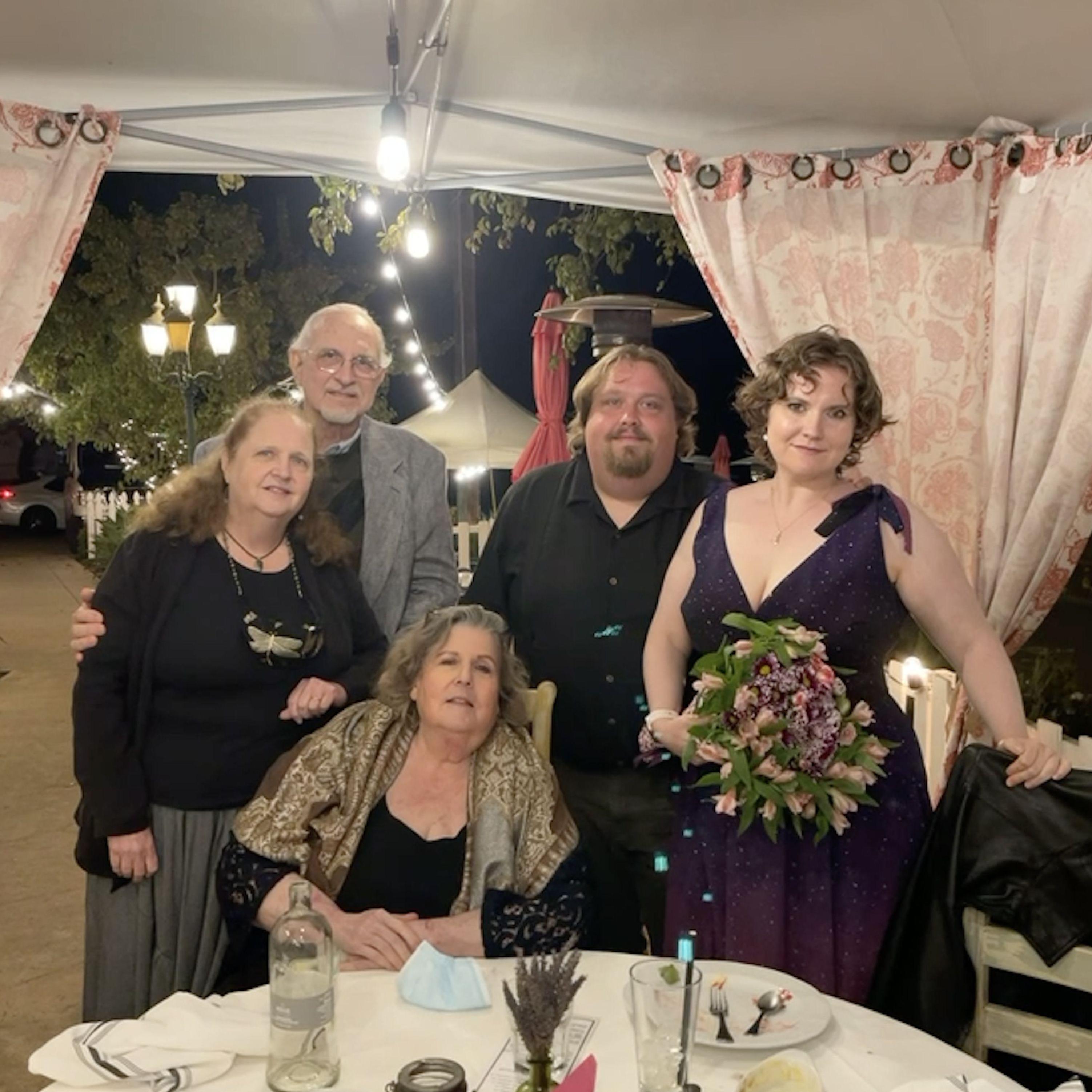 Christina's Birthday, with Brian's Mom Debra, Brian's Step-dad Tom, and Christina's Mom Rosanne!