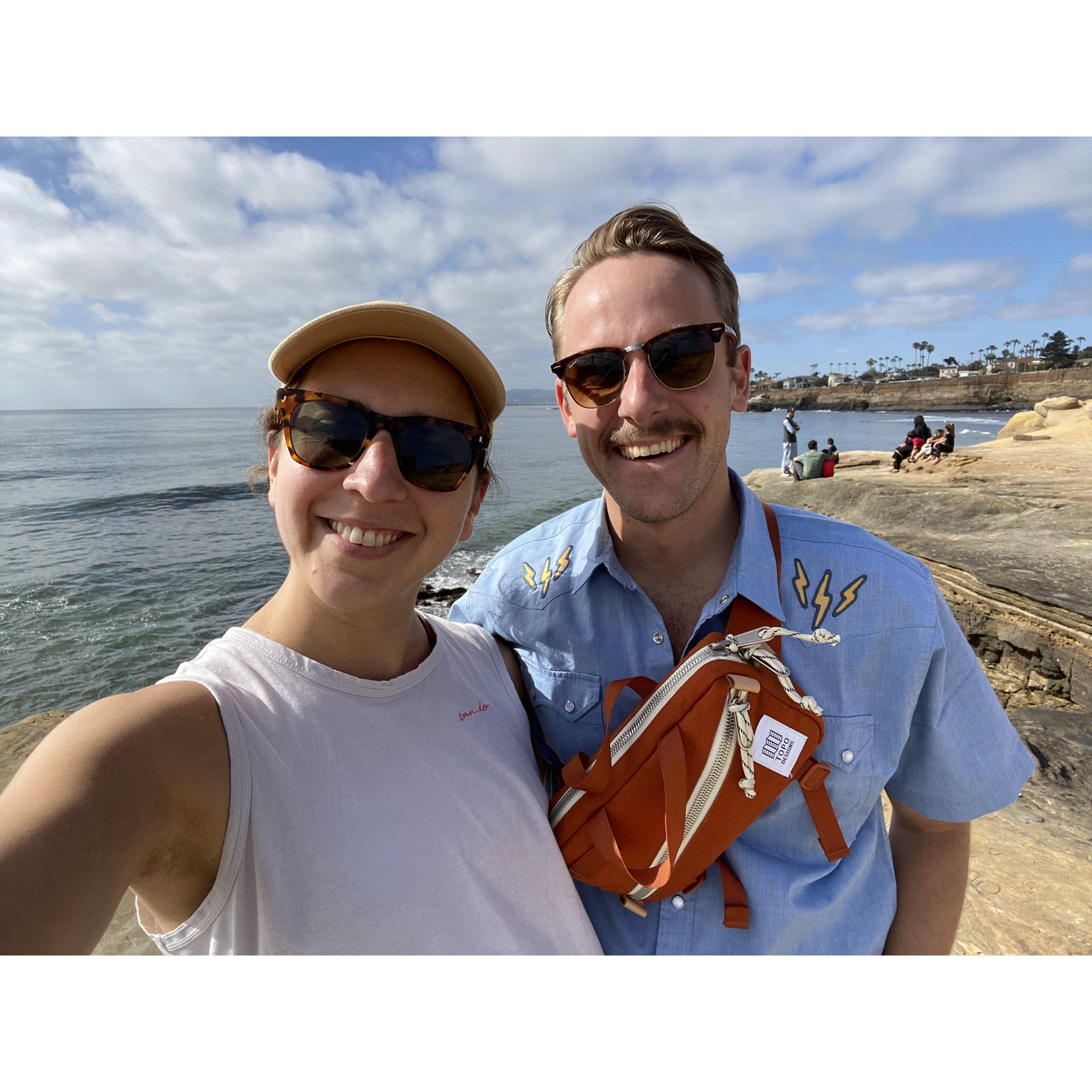 Showing Michael around San Diego, bopping around