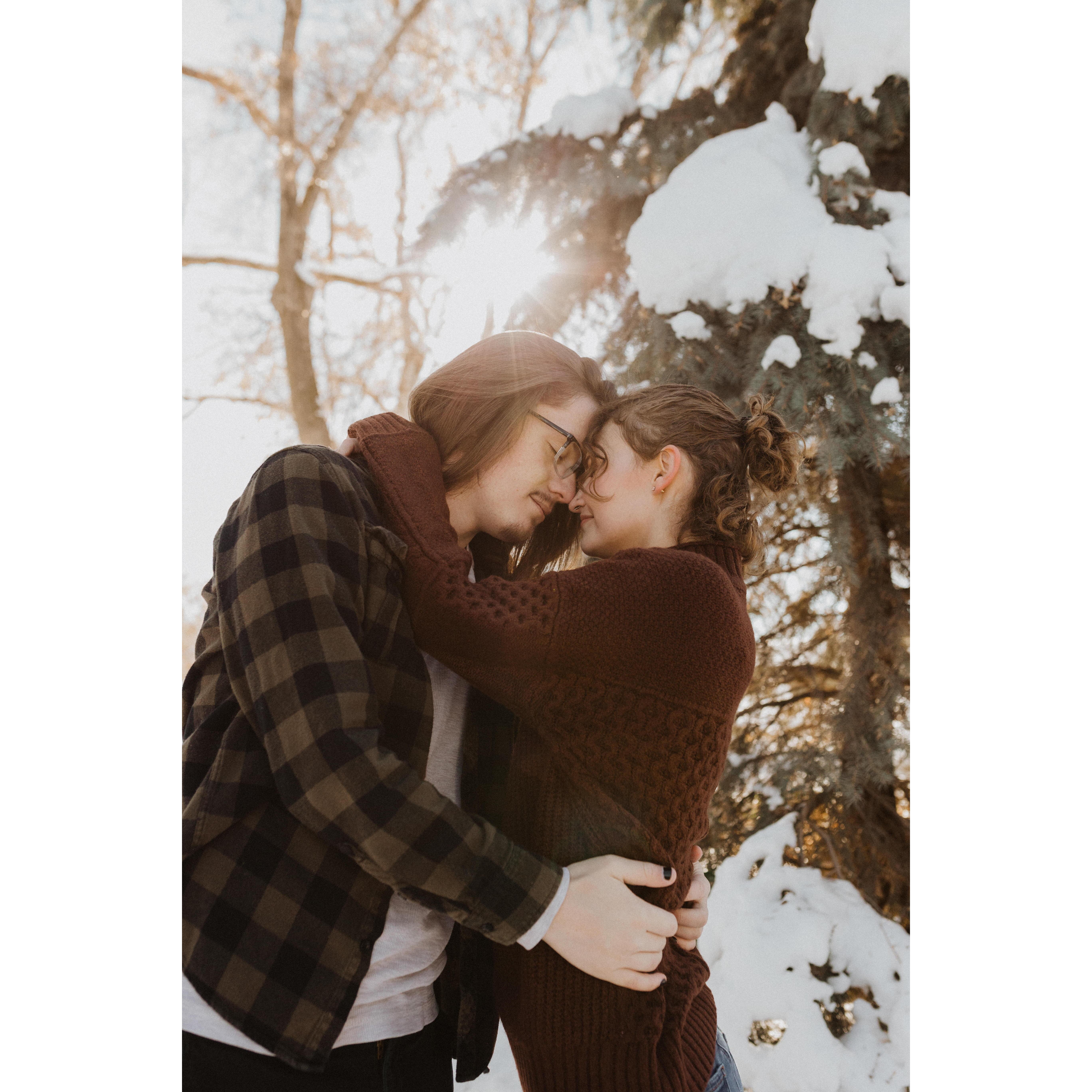 These were our first nice photos, and they happened to be on the day Gannon's niece was born