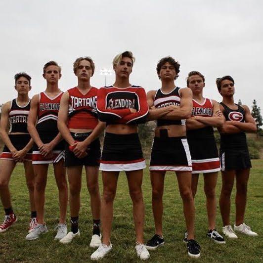 Trevor leading the powder puff cheer team in my uniform. I just couldn't leave this photo out.
