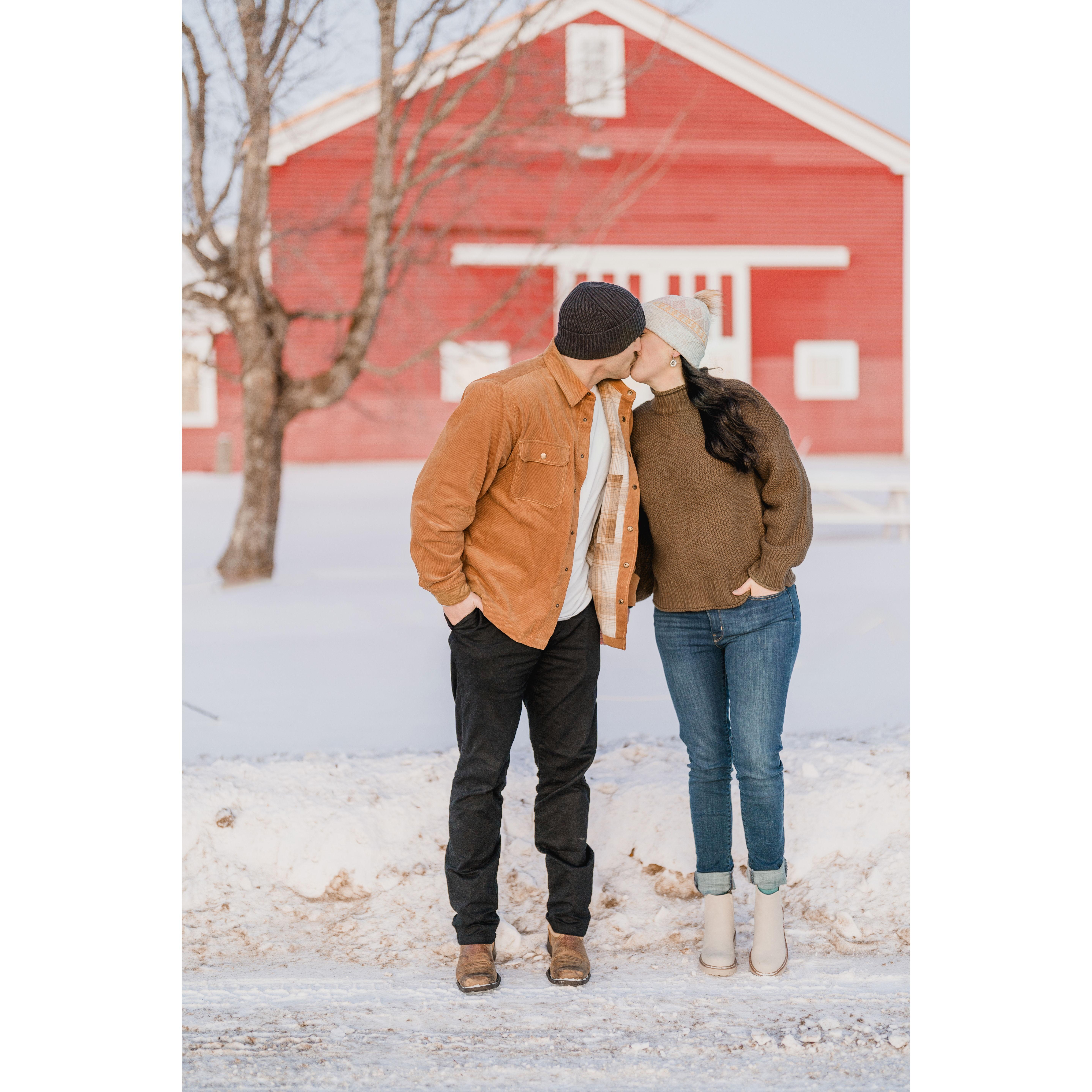 Some of our favorite pictures from our engagement shoot on Valentine's Day 2025.