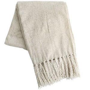 Ivory Chenille Throw