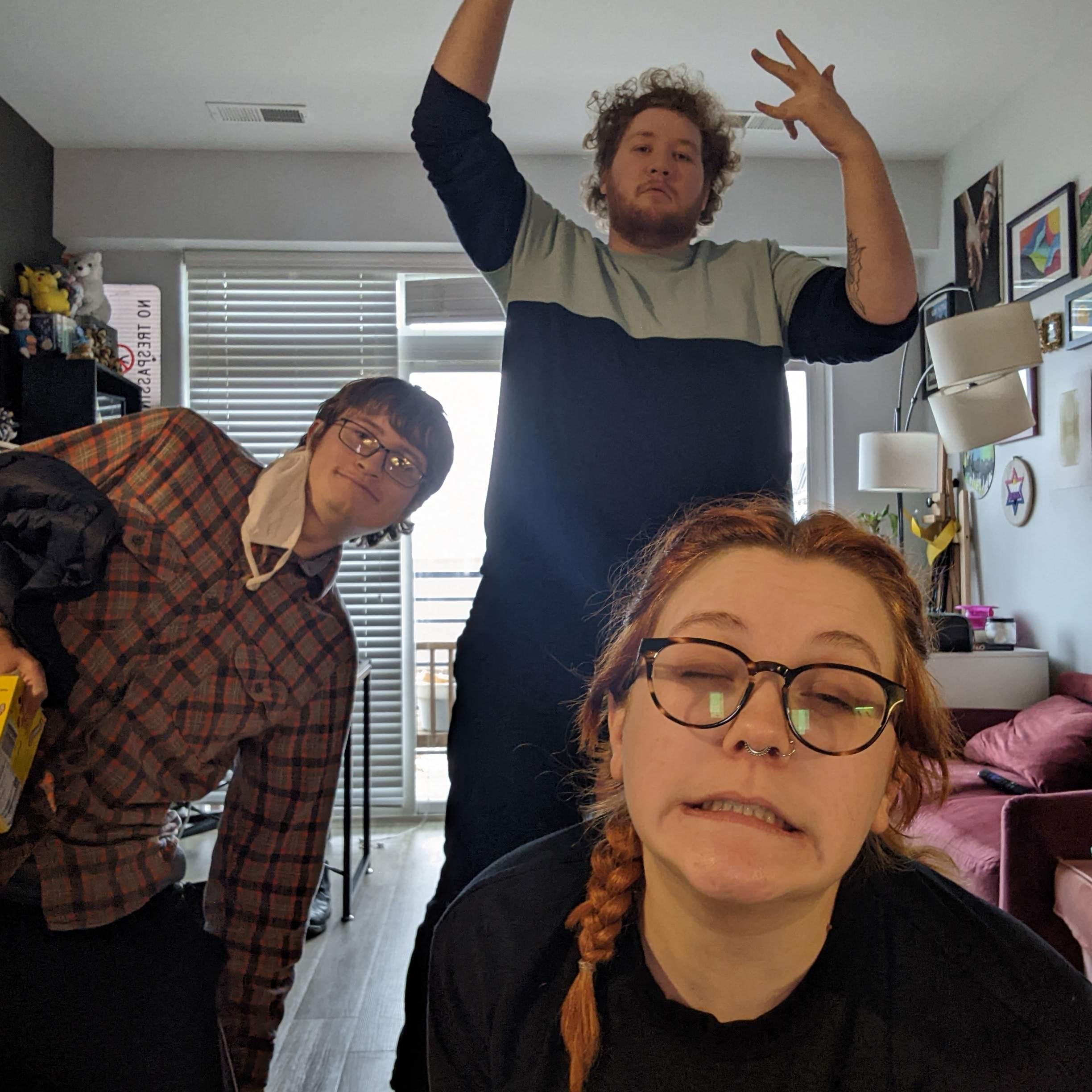 12/29/21 saying "goodbye for now" to Kyle before he left again for Boston