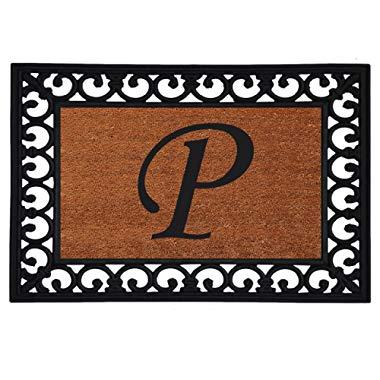 19" x 25" Monogrammed Insert Doormat (LETTER P)