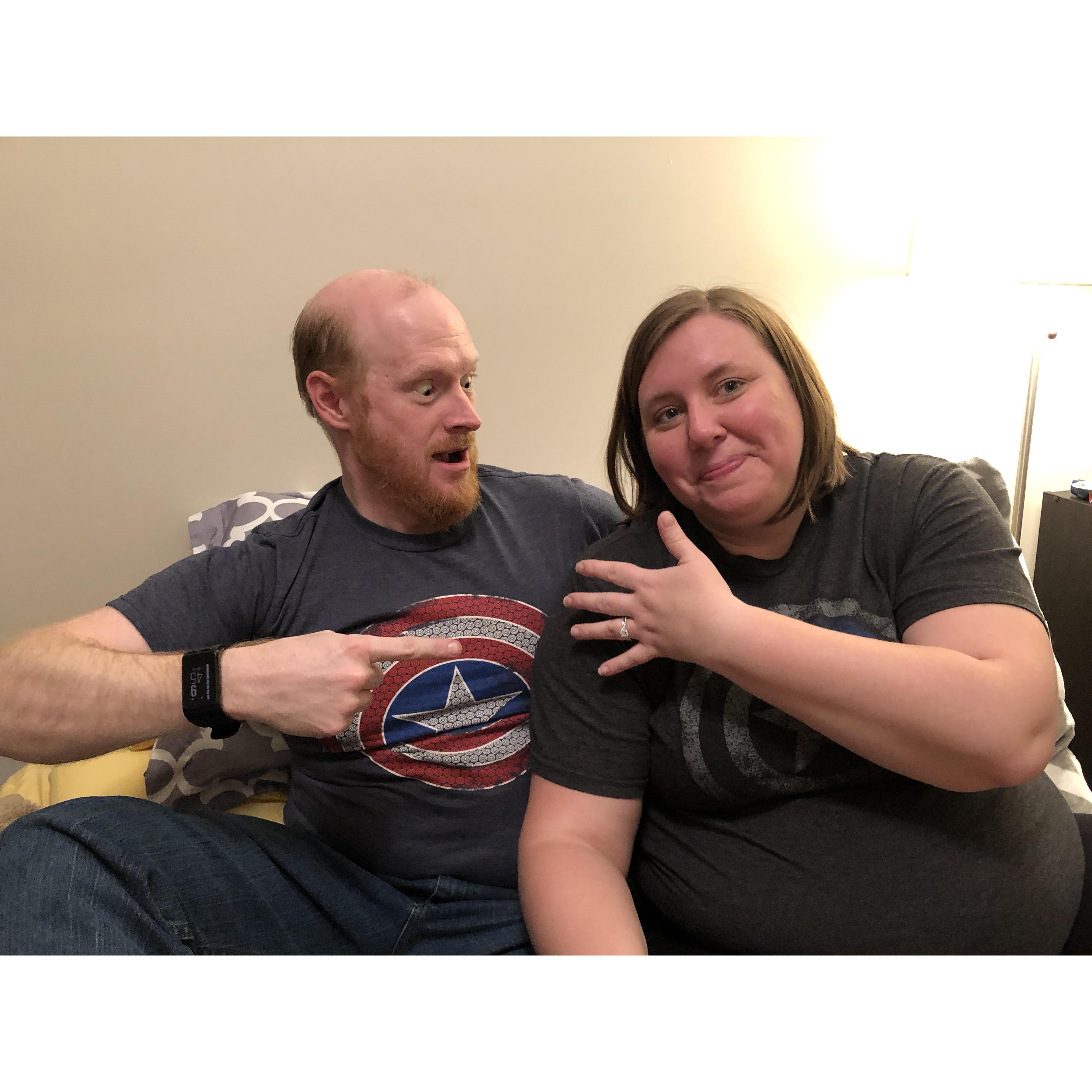 She said "yes"!!!!