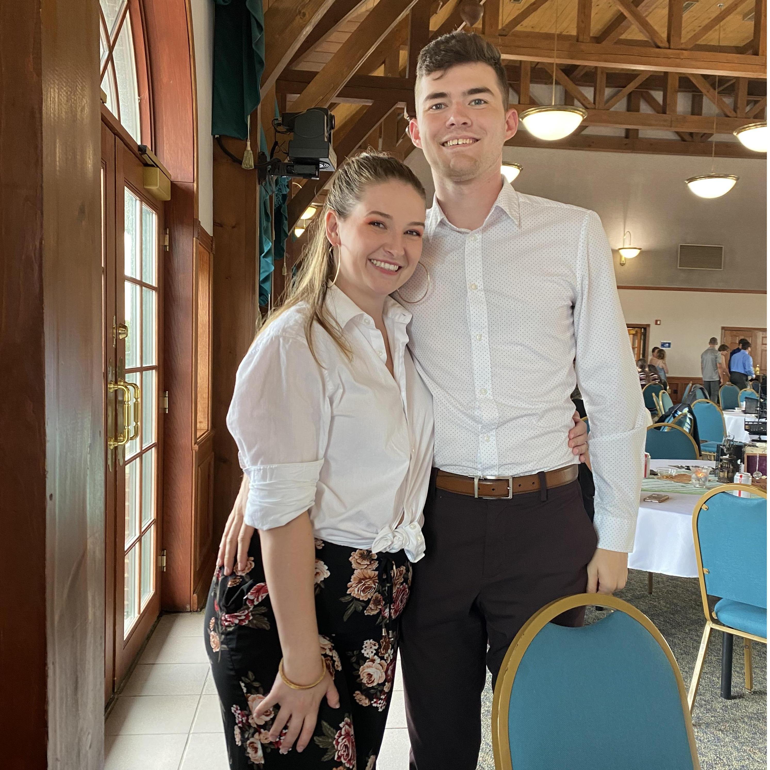 Mrs. and Mr. Hisey's reception, June 26th, 2021