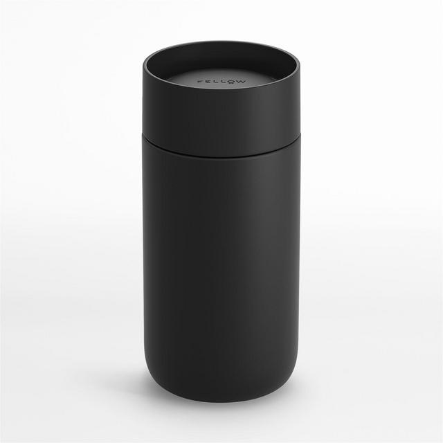 Fellow 12-Oz. Matte Black Carter Move Mug with 360° Sip Lid