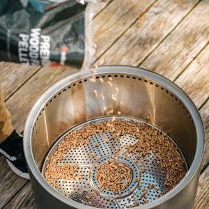 Fire Pit Pellet Adapter - Bonfire Size