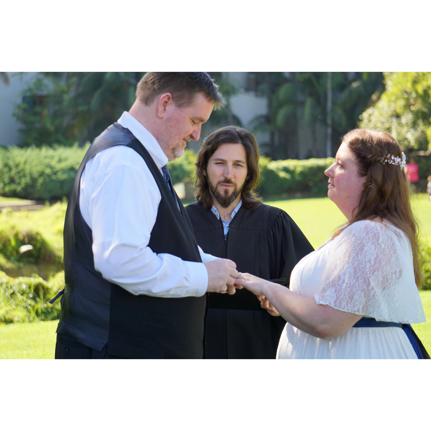 With this ring, I thee wed.