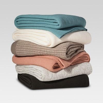 Sweater Knit Bed Blanket - Threshold™