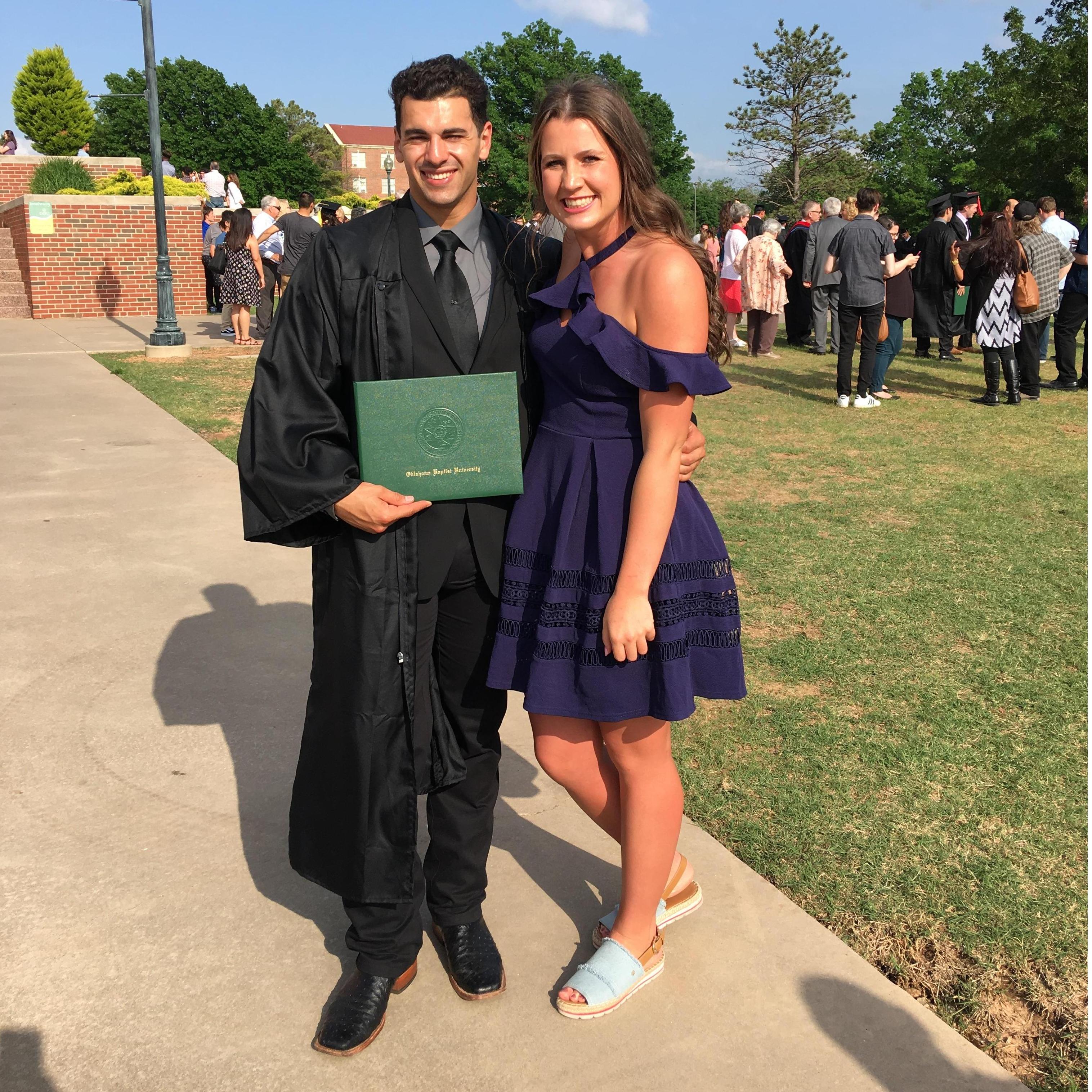 Matt graduated college once.