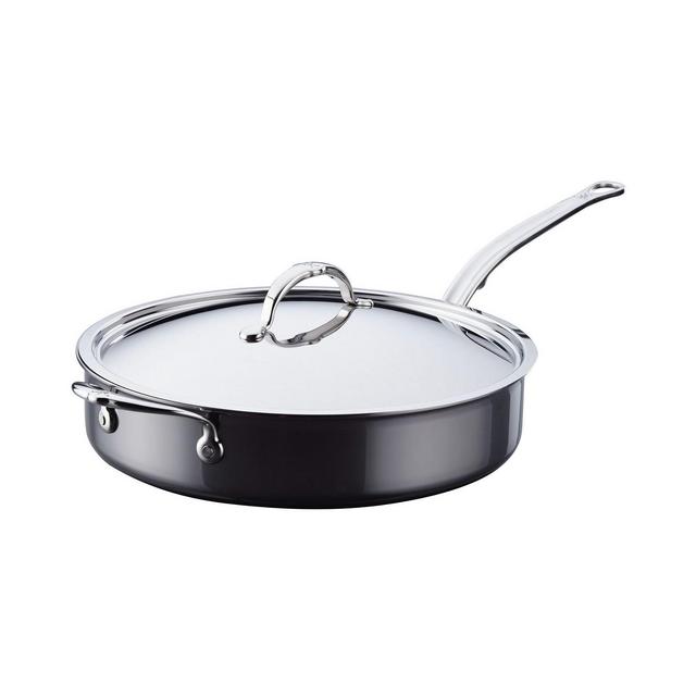 Hestan NanoBond Titanium Stainless Steel 5-Quart Covered Saute with Helper Handle
