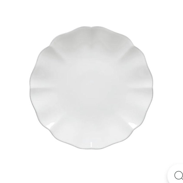 Costa Nova Rosa Fine Stoneware Dinnerware (White) 4-side/ salad plate