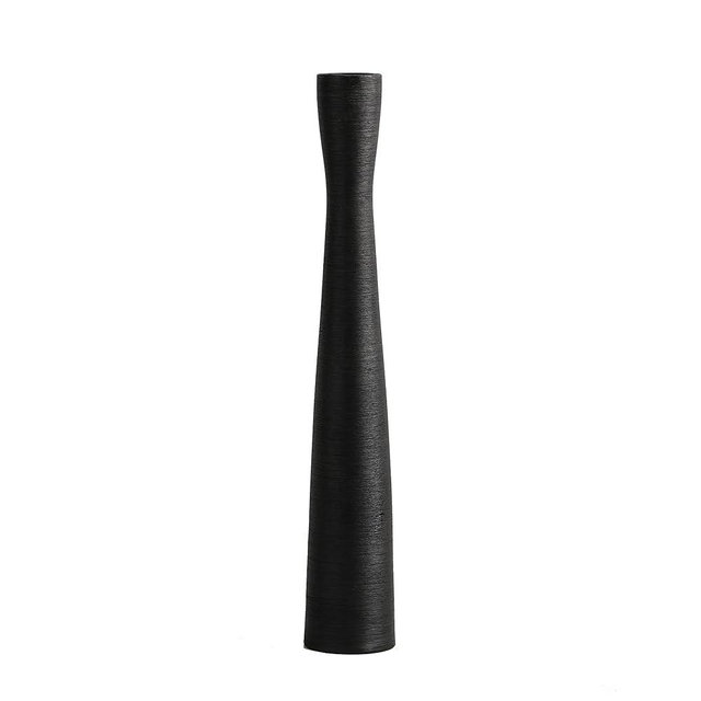 AETVRNI Black Floor Vase 20" Tall Ceramic Vases Large,Skinny Long Matt Vase for Pampas Grass,Modern Minimalist Style Flower Vase for Home Decor Office Decoration,Centerpieces