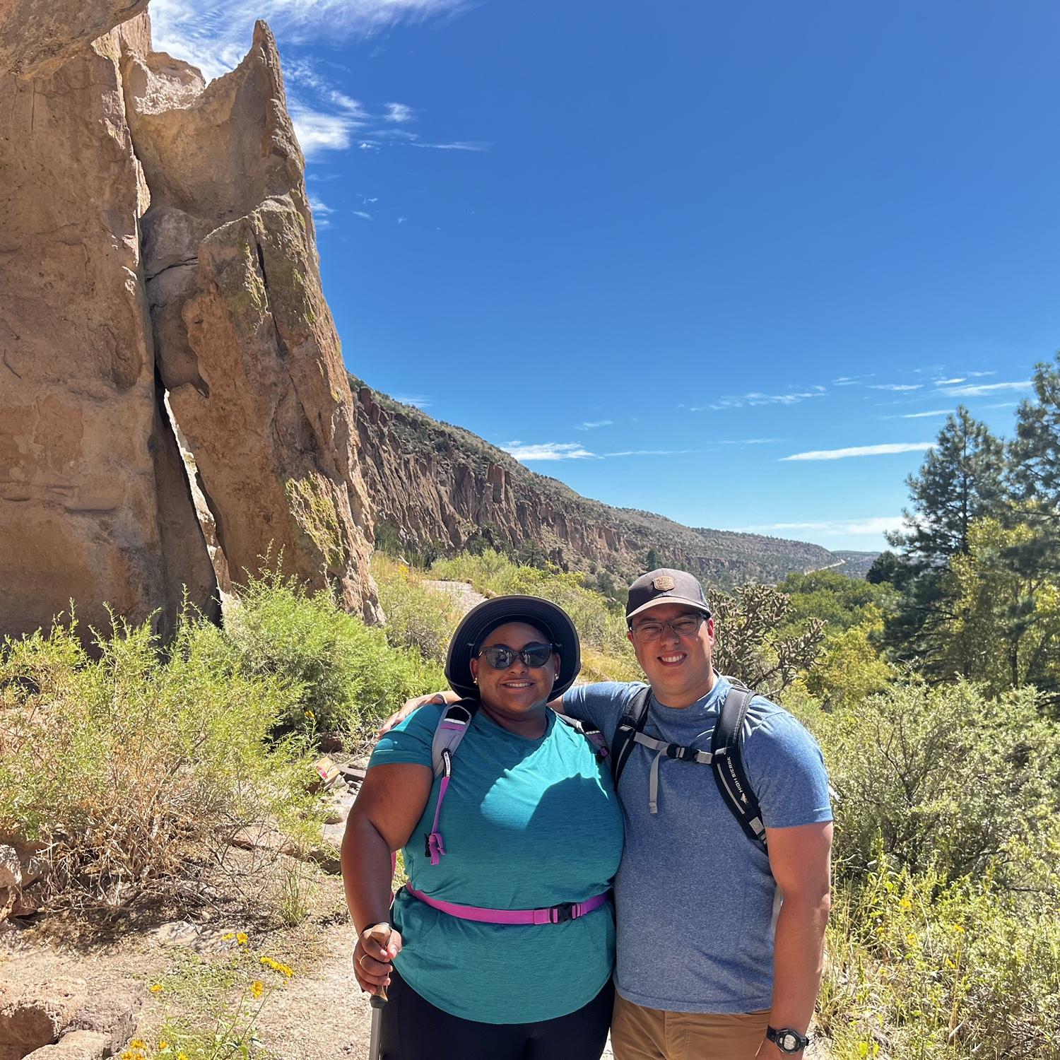 While in Sante Fe, NM, we visited Bandelier National Monument.