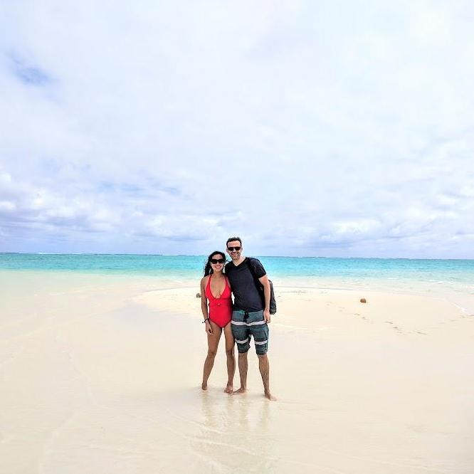 When we were on Honeymoon Island in Cook Islands as non-Honeymooners. That'll be changing come 2020 ;)