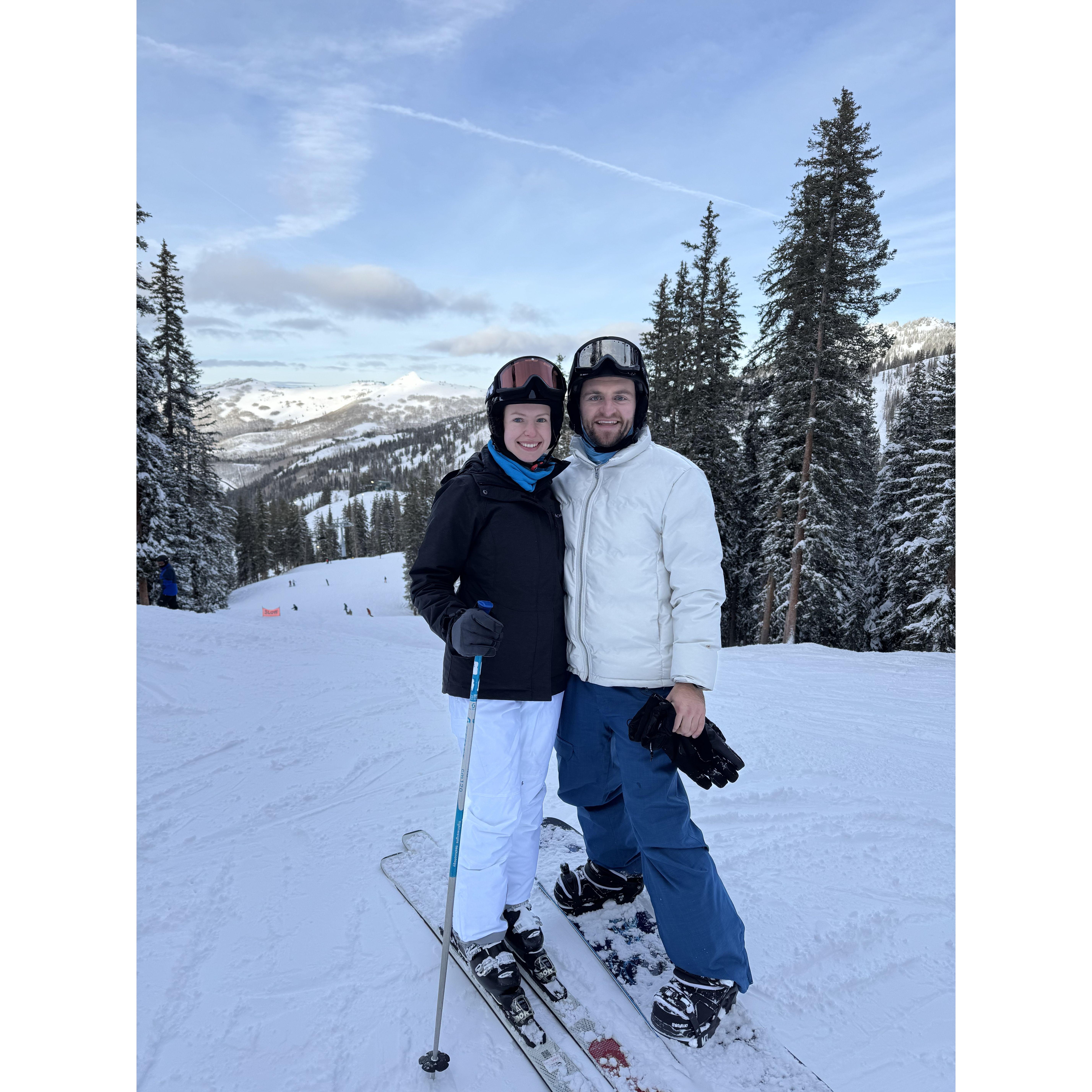 Skiing in Utah!