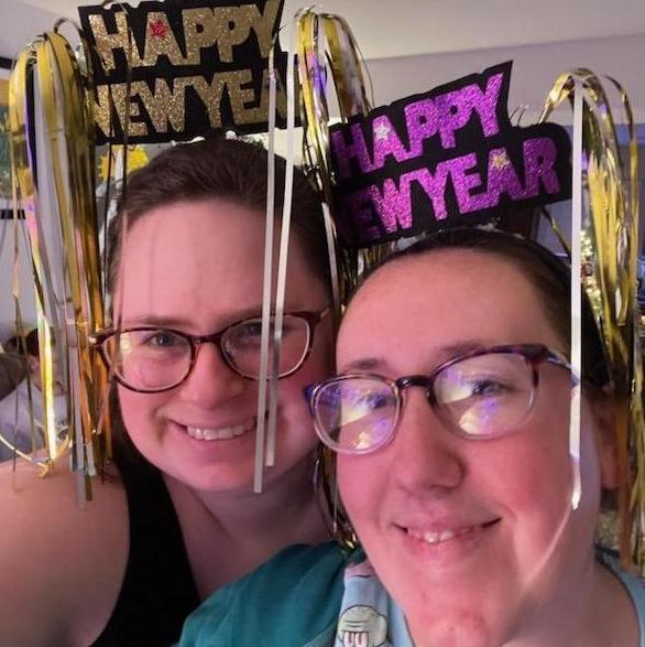 Ashley and Liz New Year’s Eve 2023!
