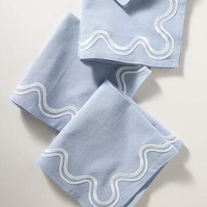 Madeline Embroidered Napkins, Set of 4