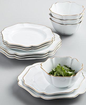 Baroque 12-Pc. Dinnerware Set, Service for 4, Created for Macy's