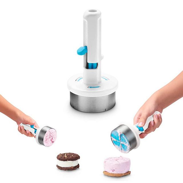 Dreamfarm Icepo Ice Cream Scoop | The Best Ice Cream Scoop for a Perfect Ice Cream Sandwich Every Time | Effortlessly Scoops All Types of Ice Cream, Gelato, Sorbet, & More with Just One Hand