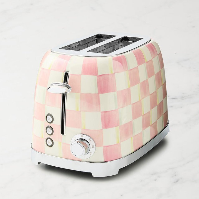 MacKenzie-Childs 2-Slice Toaster, Rosy Check