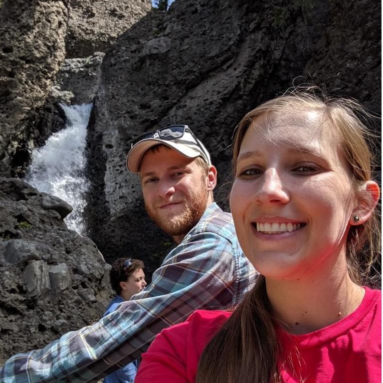 At Piedra Falls in Pagosa Springs, CO-- August 2019