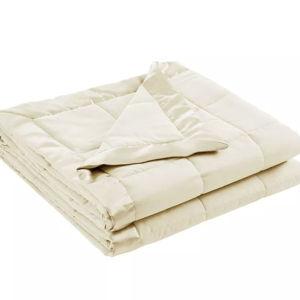 Madison Park Windom Lightweight Down Alternative Bed Blanket with Satin Trim