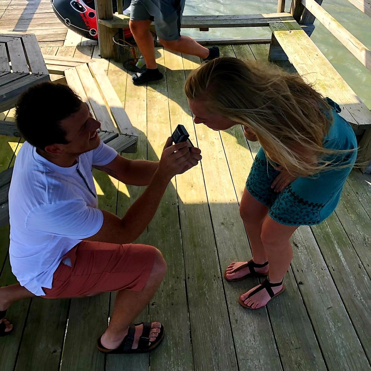 The "will you marry me?" moment