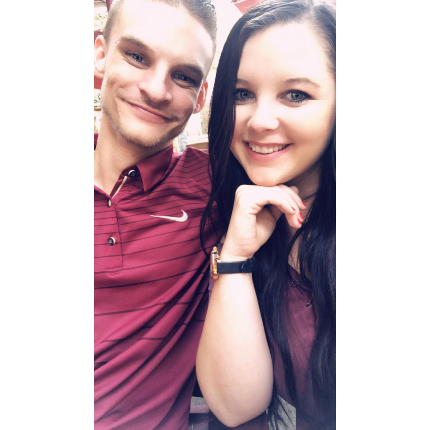 Our first date together bar hopping in Downtown Tampa :)