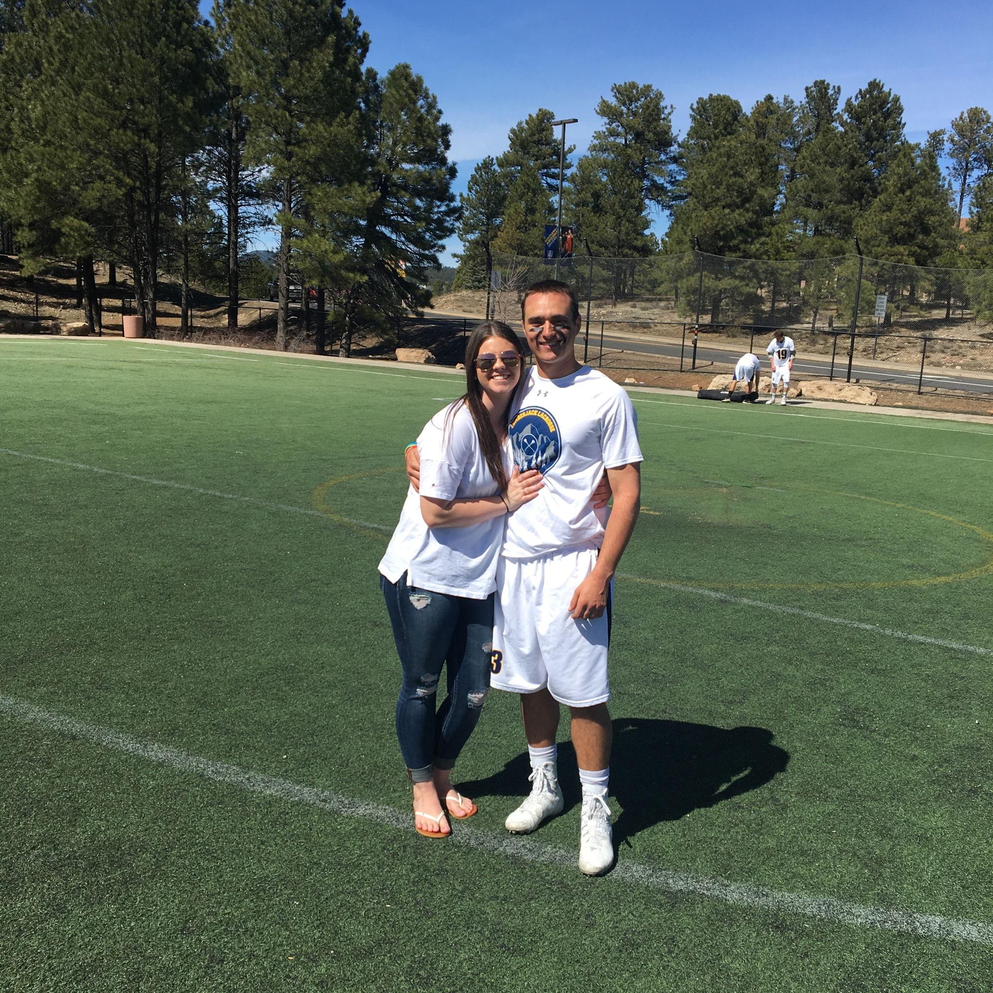 Freshman Year of college, surprising trevor at a Lacrosse game and spending spring break together - March 2017