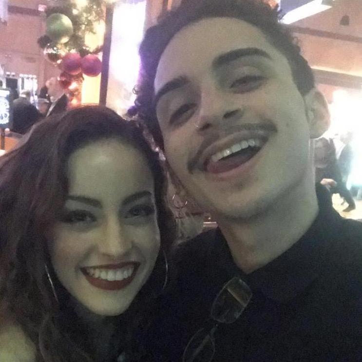 Our first picture together!
New Year’s Eve 2017: right after we met