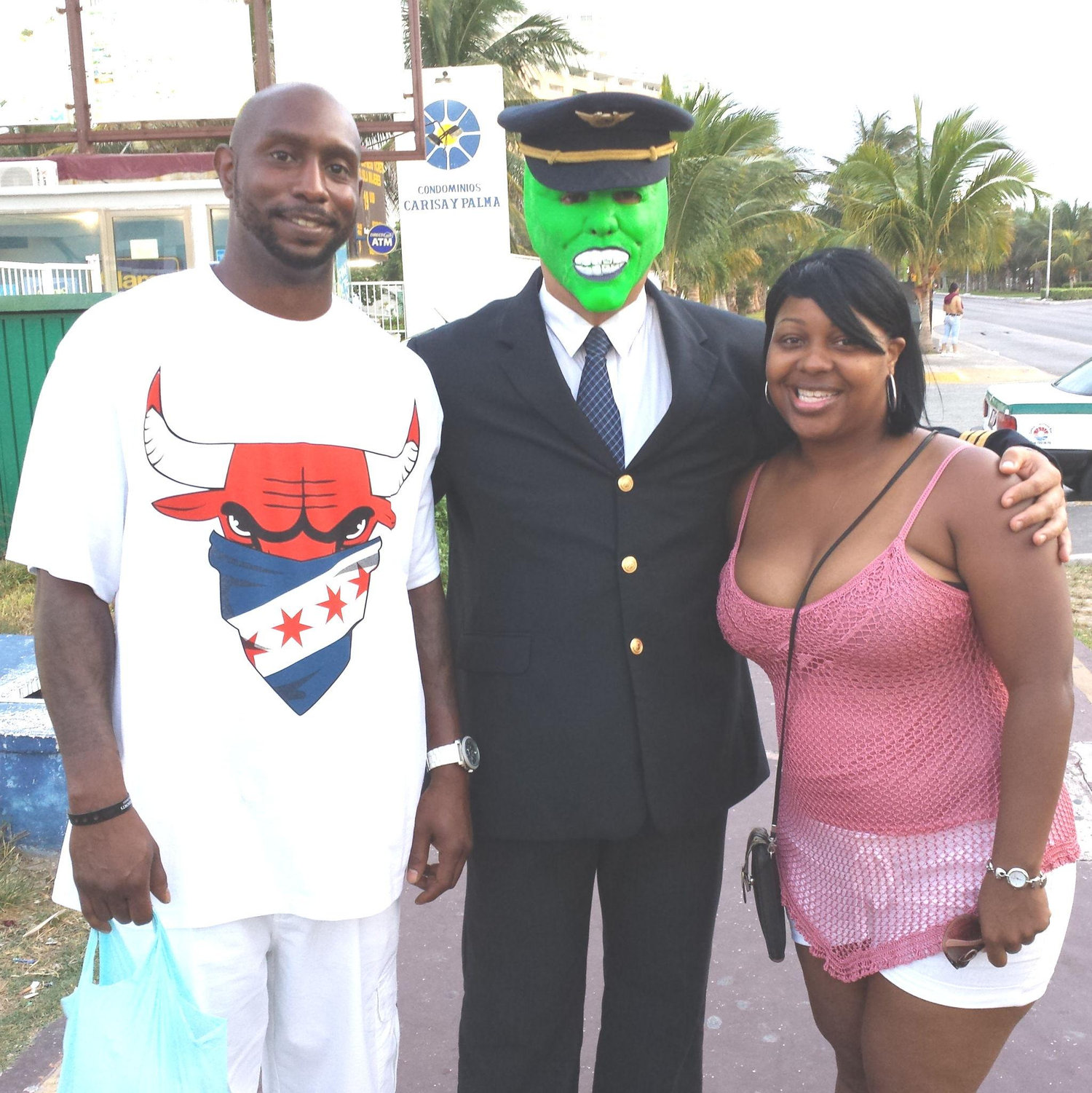 Being silly in Cancun.
