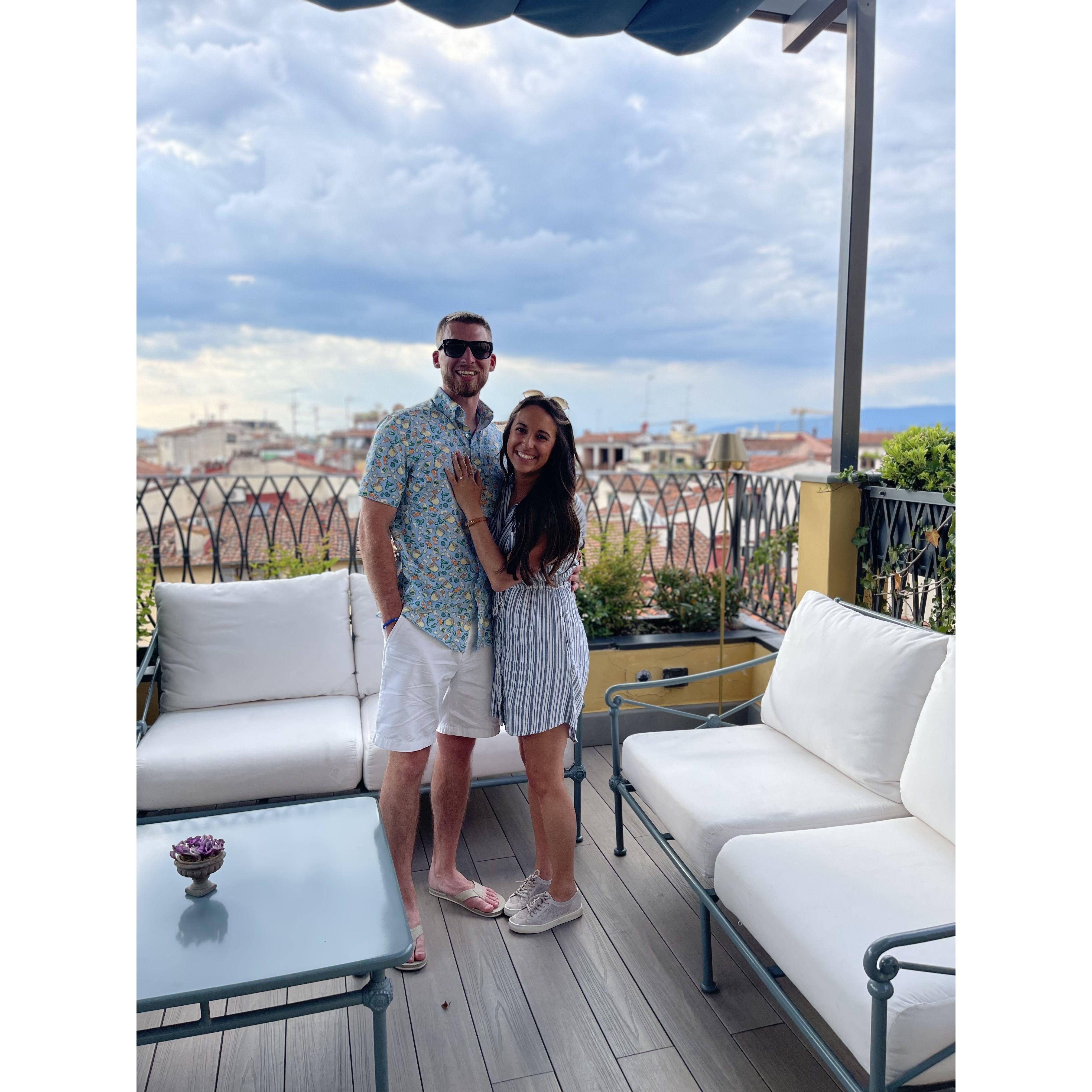 Immediately following our engagement in Florence, Italy!