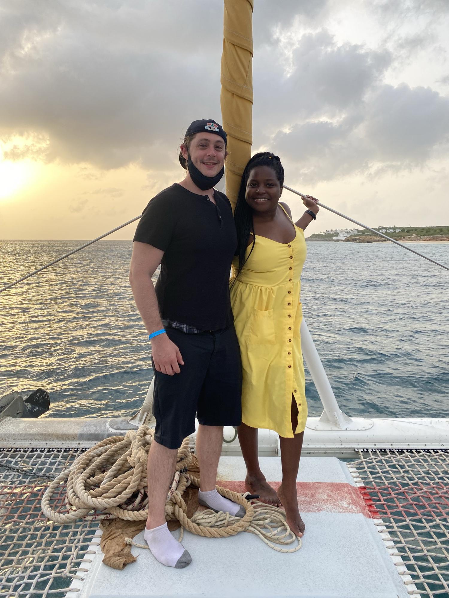We're kings of the world! (Or at least, St. Maarten)