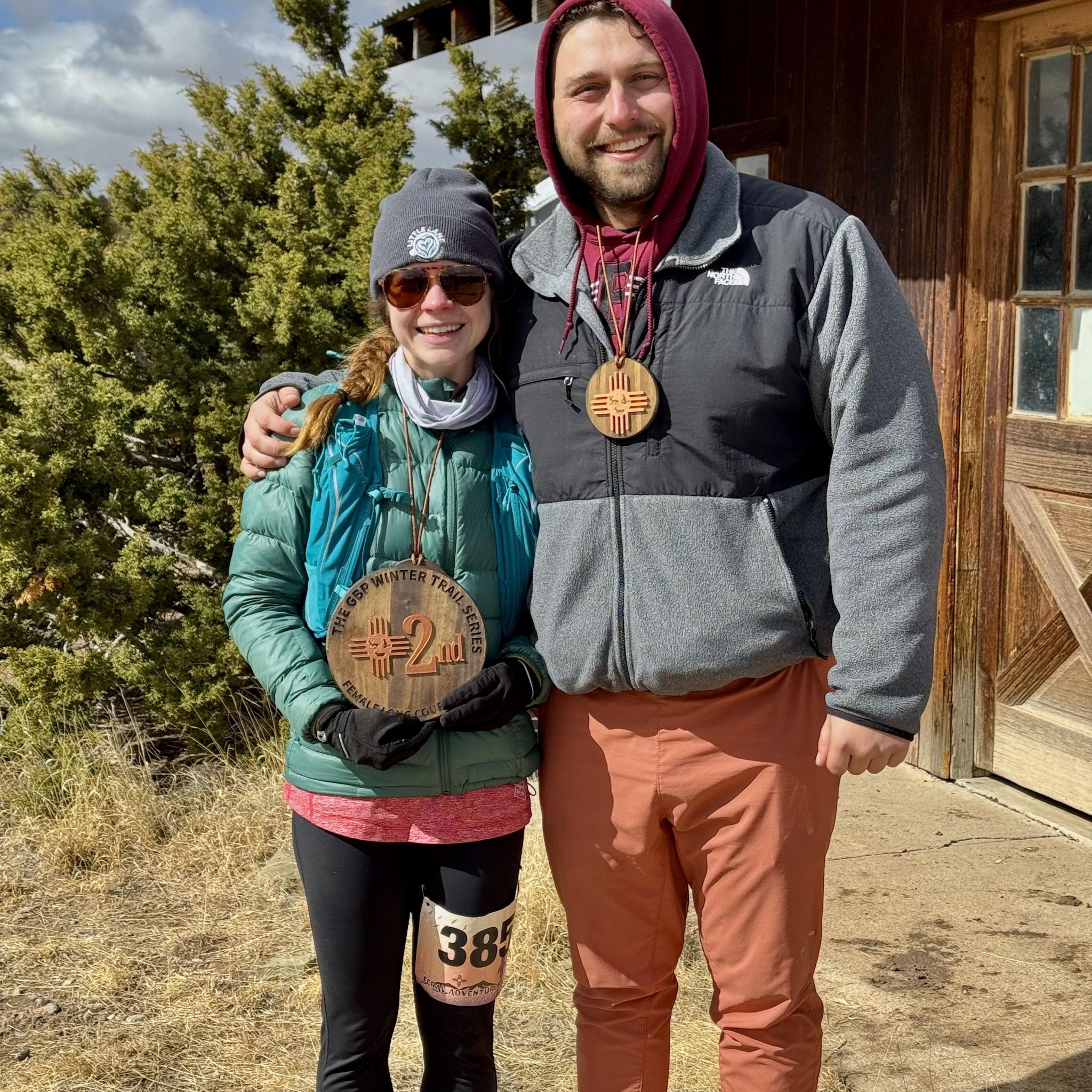 The final race of the Winter Trail Race series in Santa Fe, NM