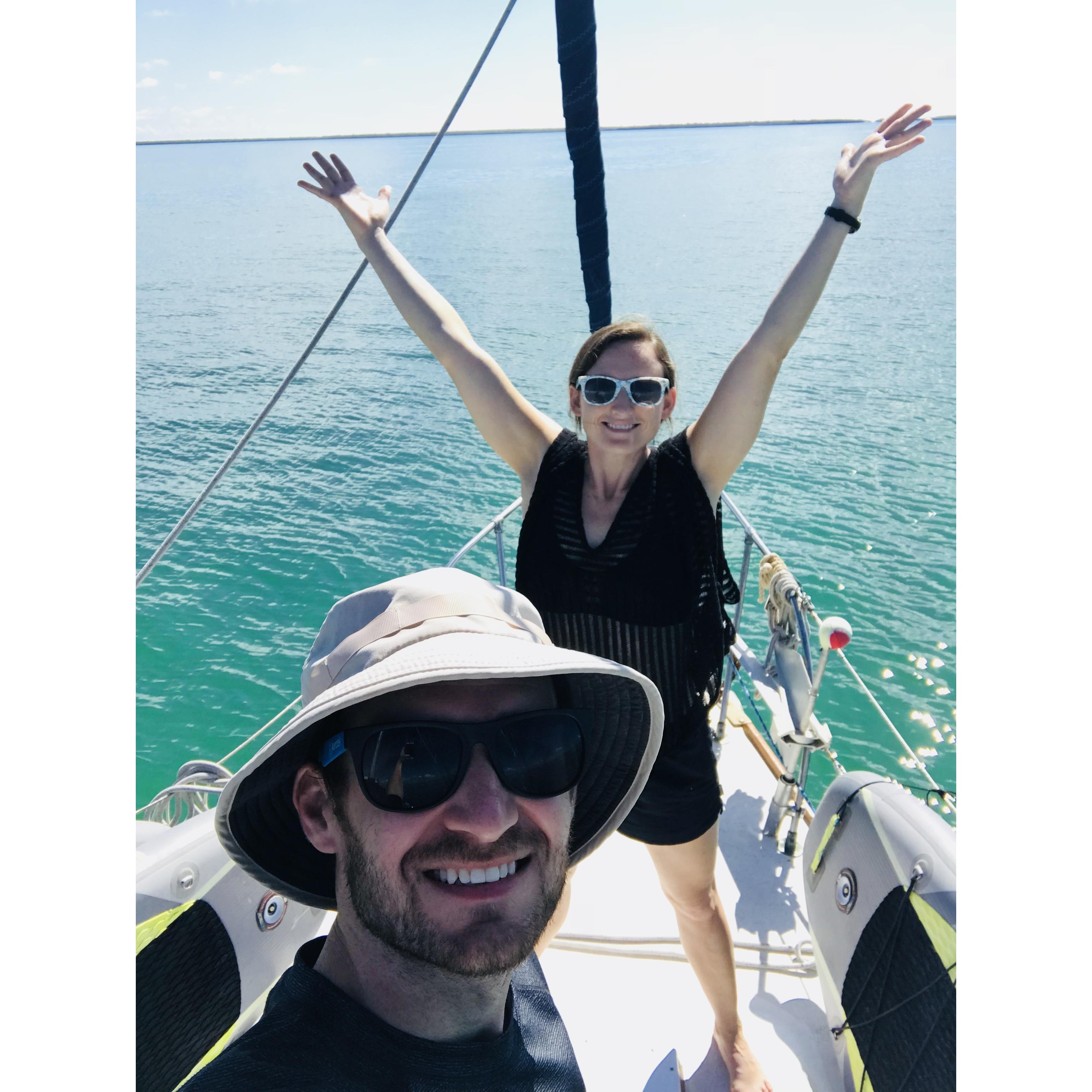 October 2018: sailing in Biscayne National Park