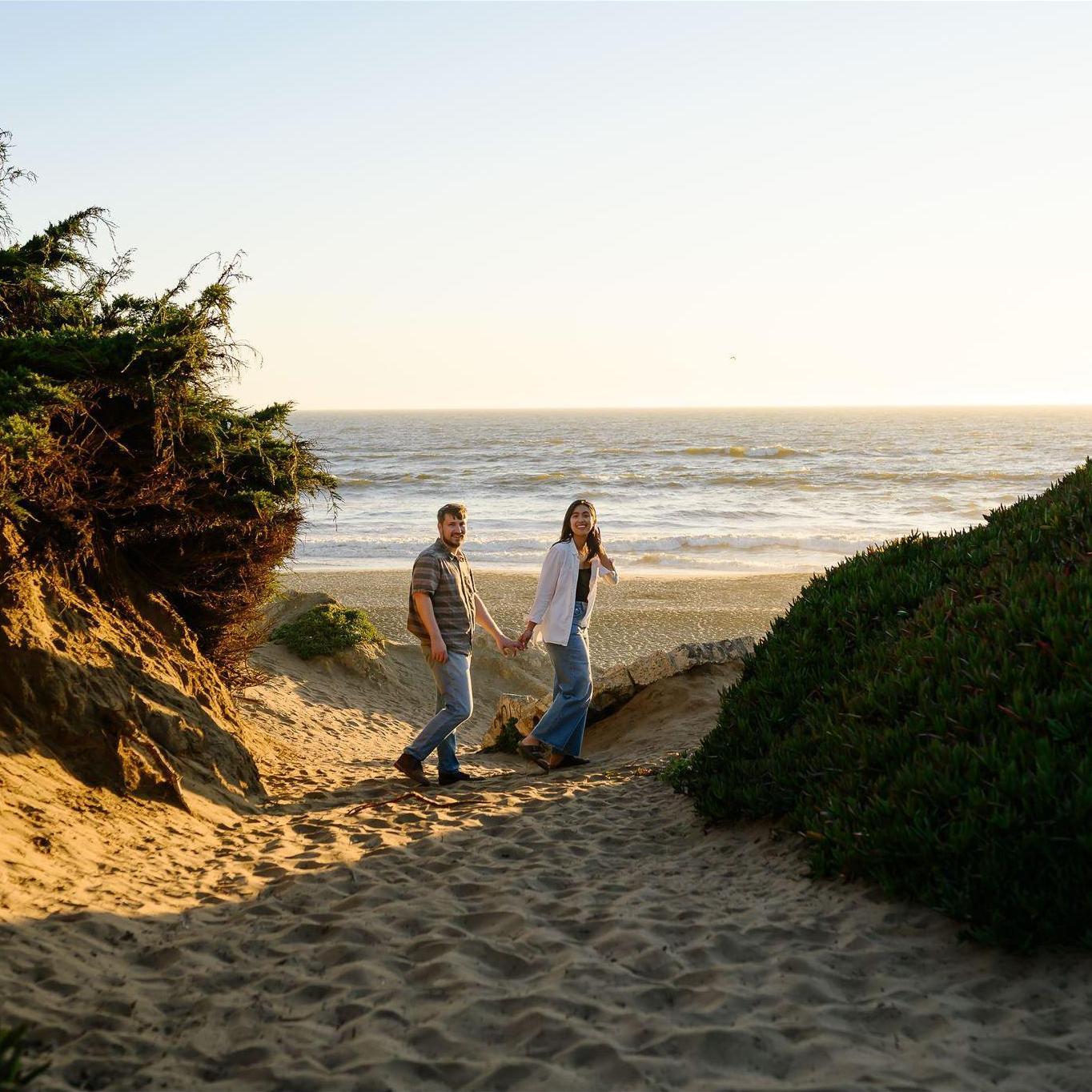 This is our favorite dog park in the bay area! (Fort Funston)